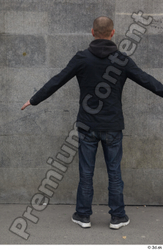 Whole Body Man Casual Slim Standing Street photo references